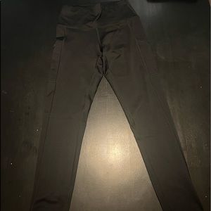 Aerie Full Length High Waisted Black Leggings